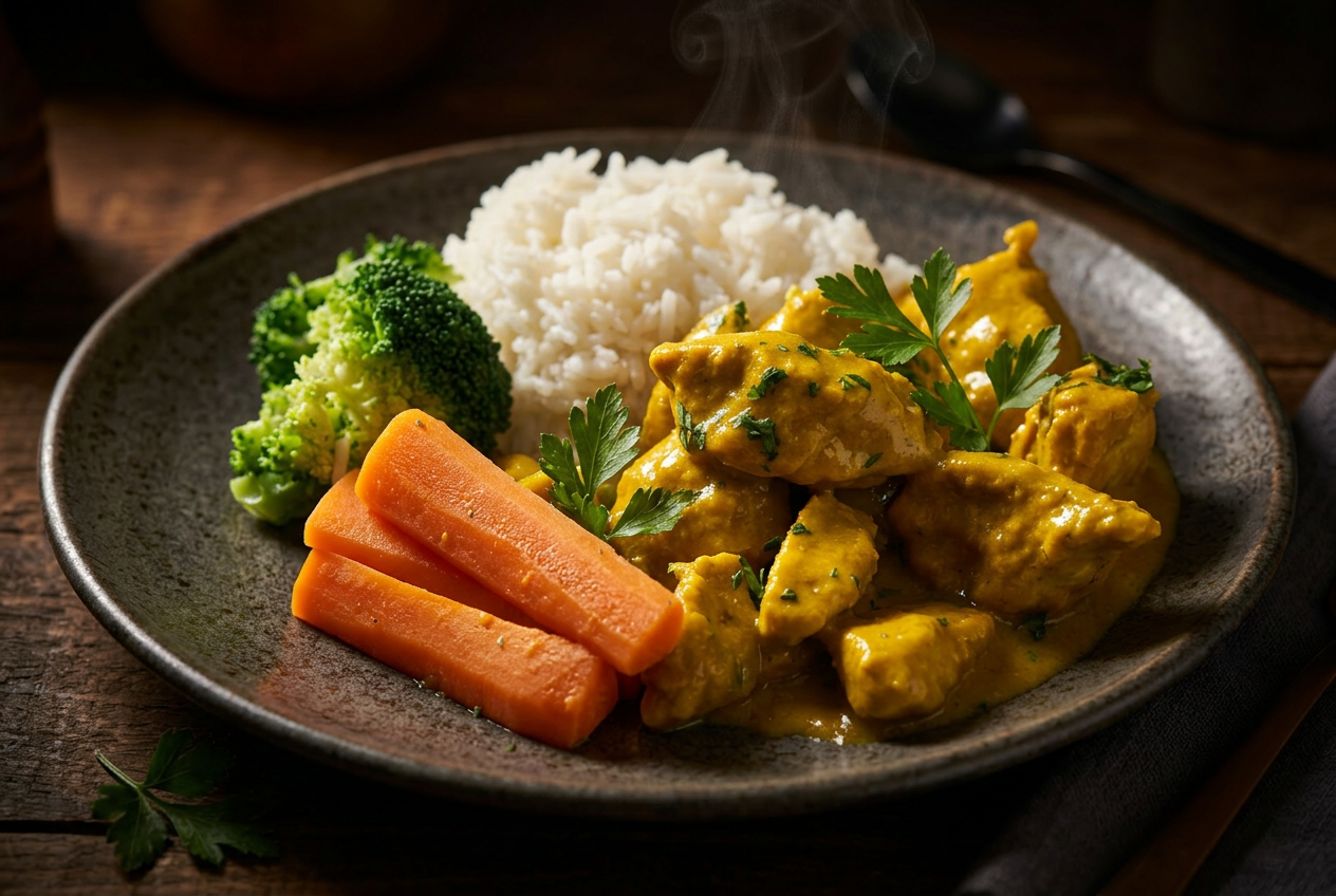 Chicken with Sweet Curry Sauce