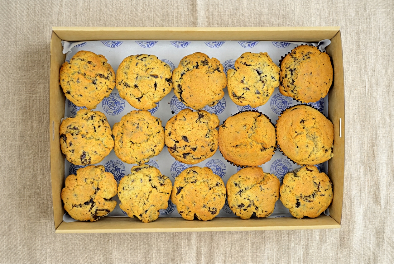 Chocolate Chip Muffins 12 Pieces