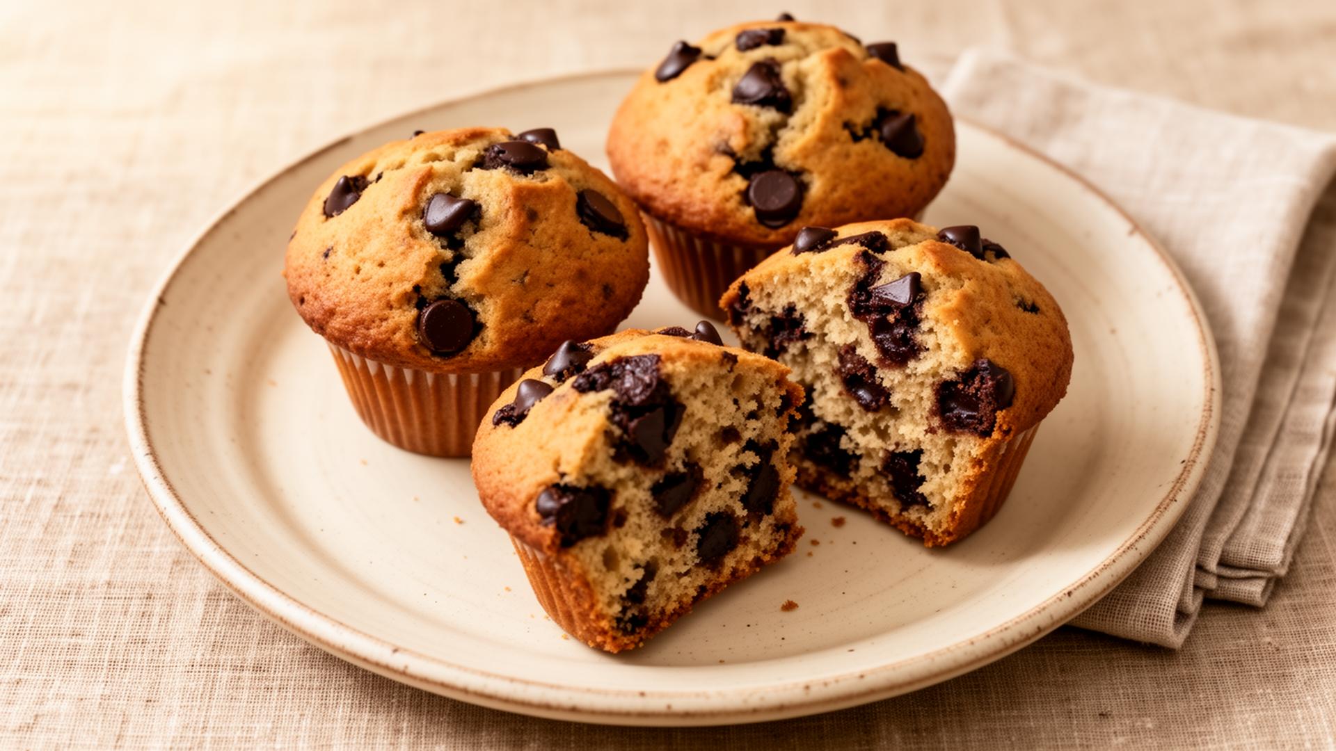 Chocolate Chip Muffins 12 Pieces