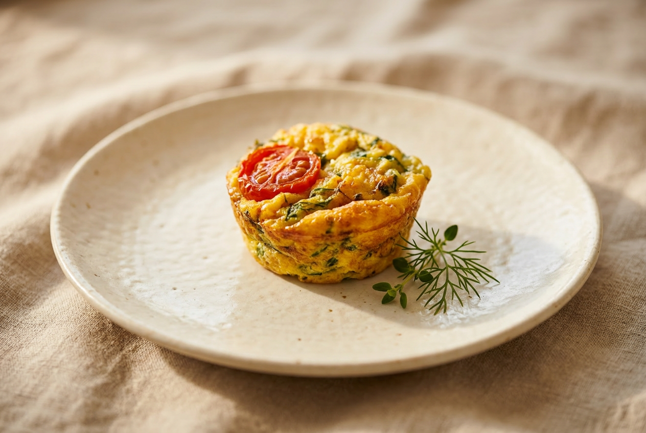 Mixed cold cocktail frittata platter