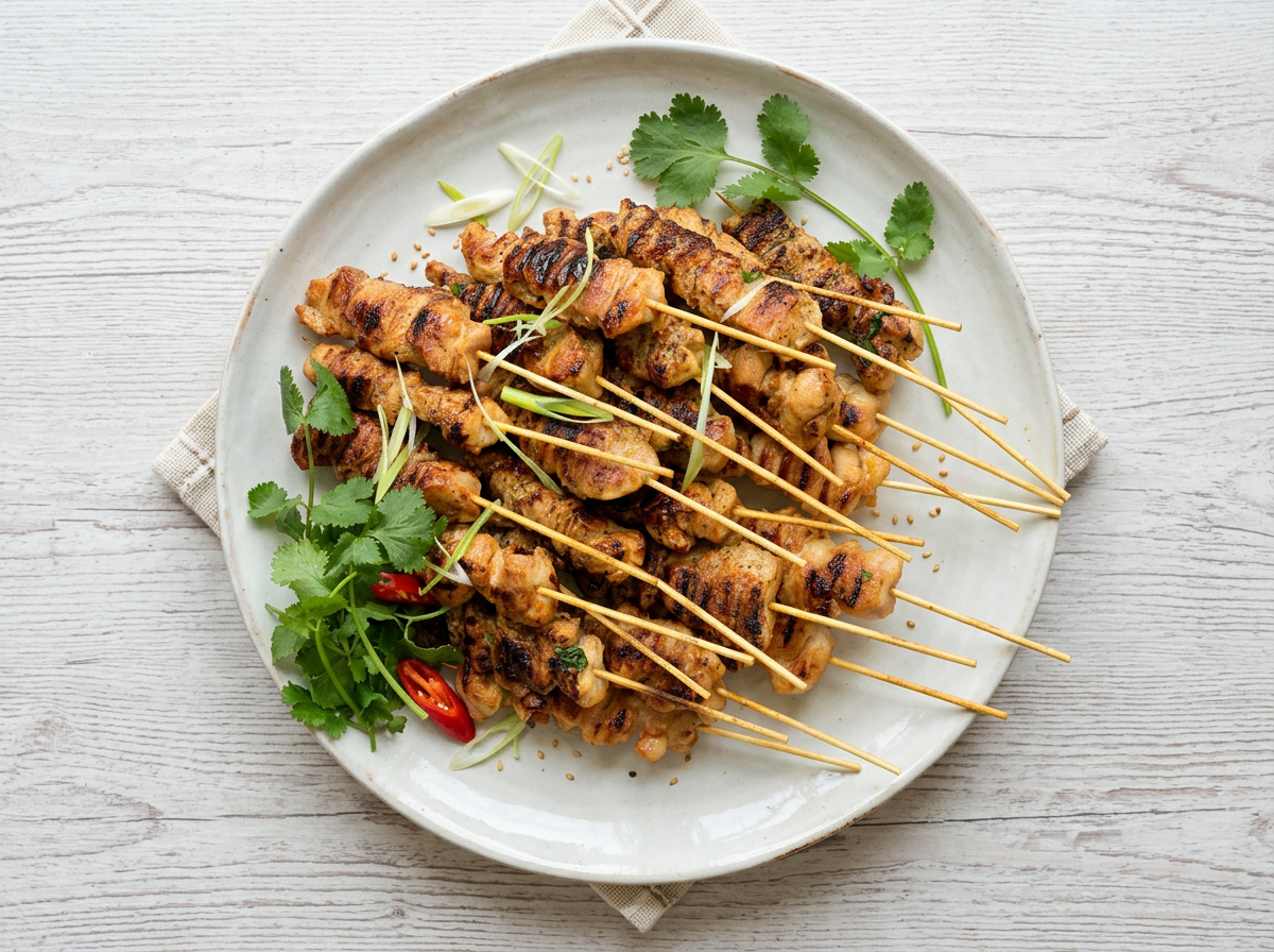 Japanese Style Chicken Skewers 24 Pieces