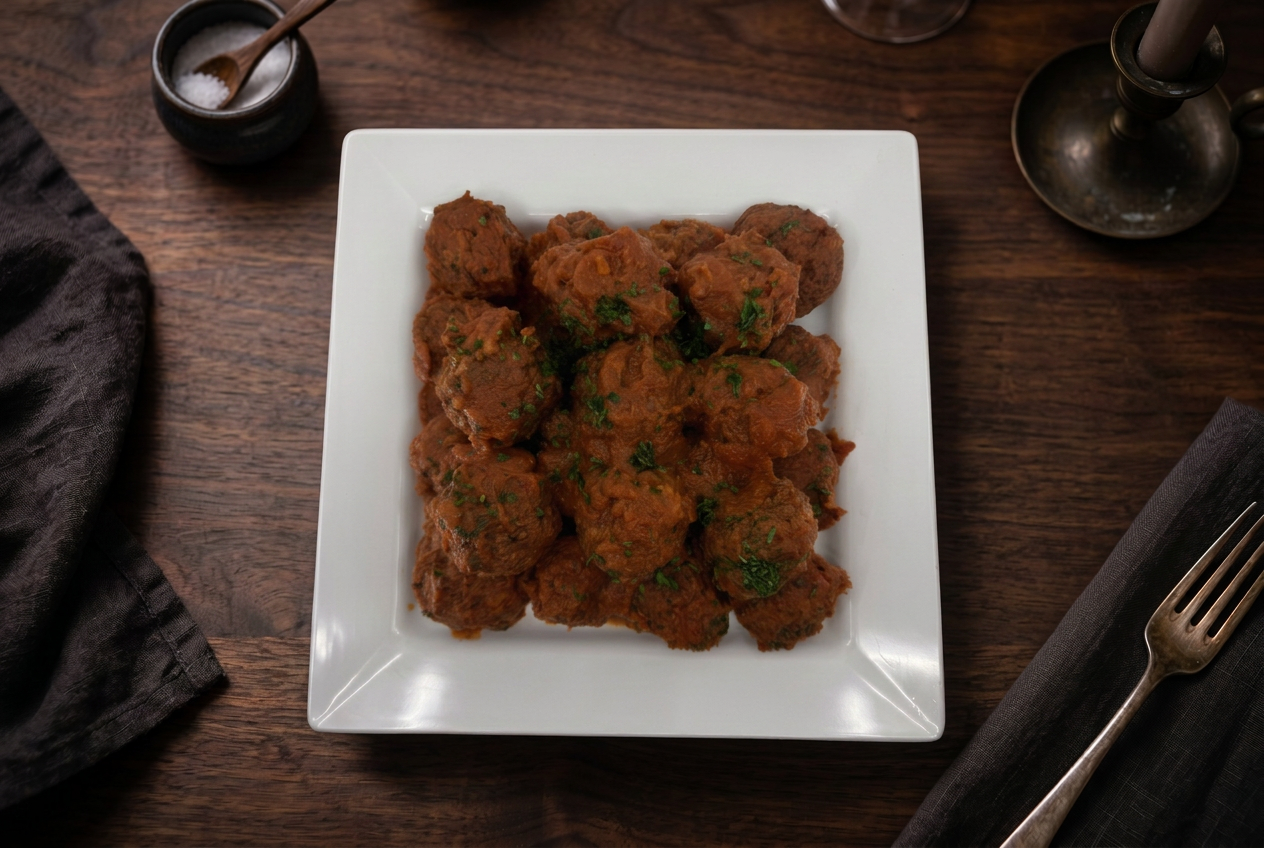 Meat Balls with Tomato Sauce 30 Pieces