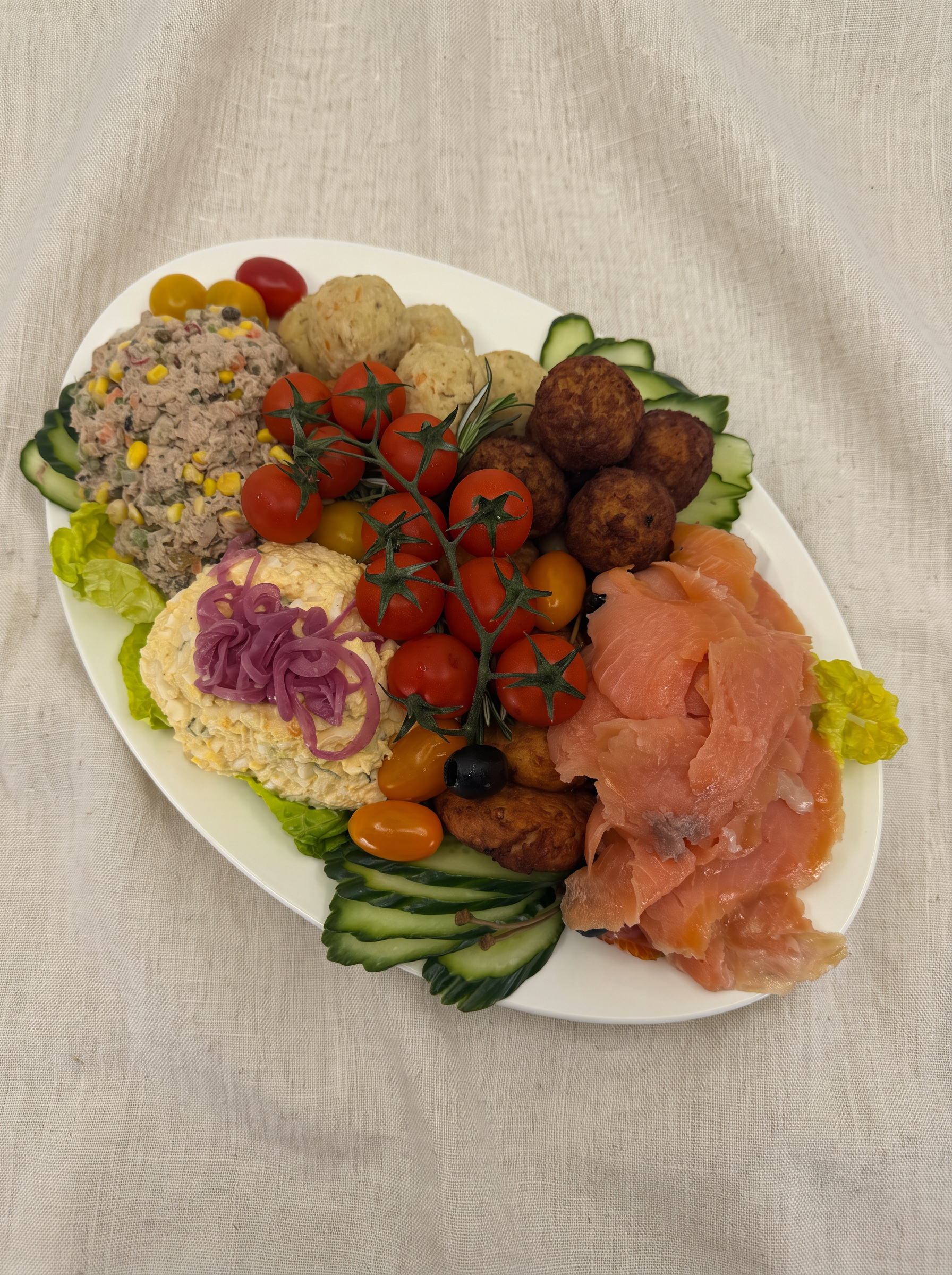 Shabbat platters for Jewish Classics catering