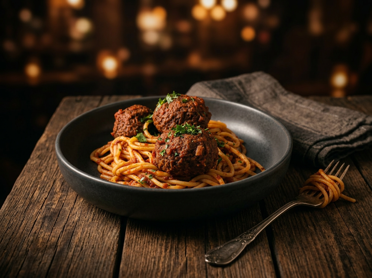 Spaghetti and Meatballs